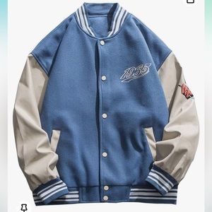 Aelfric Eden Unisex Love letter Vintage Varsity Graphic Grunge Jacket Streetwear